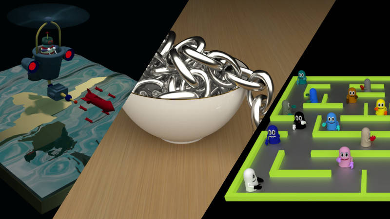Simulation using both Blender and Unity.