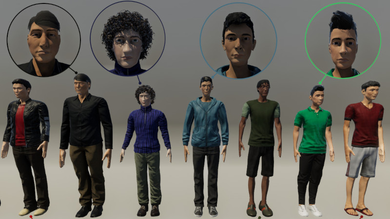 3D character models for Source Film Maker SFM