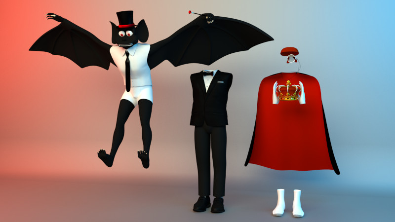 3D Character-Darkbat