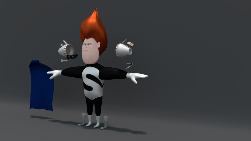 3D Character-Syndrome Low Poly