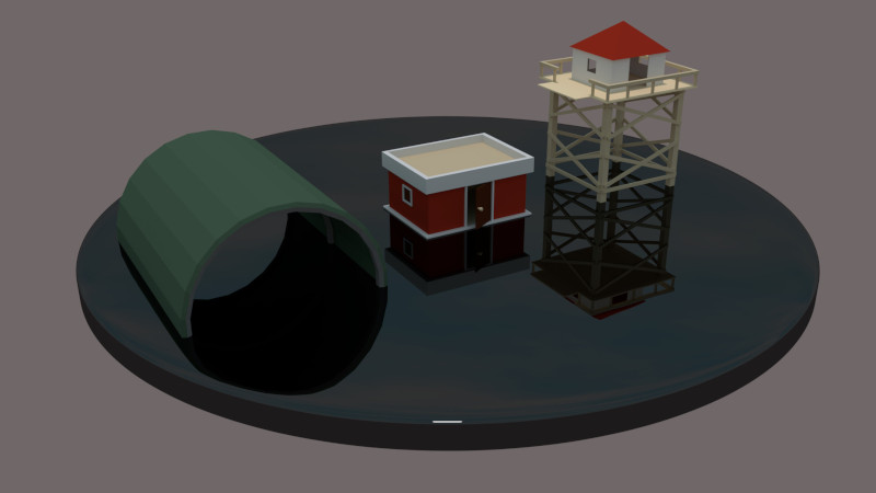 Lowpoly shed