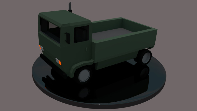 Lowpoly truck.