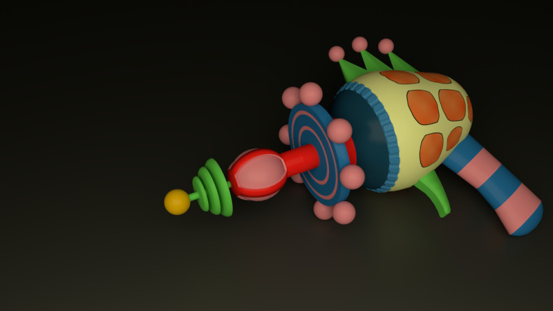 Toy gun for manufacturing purposes.