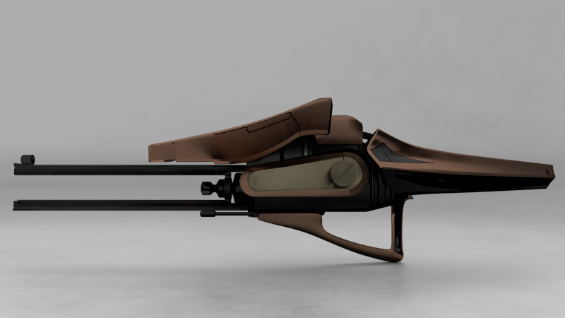 Custom PBR Destiny weapon model for animation purposes.