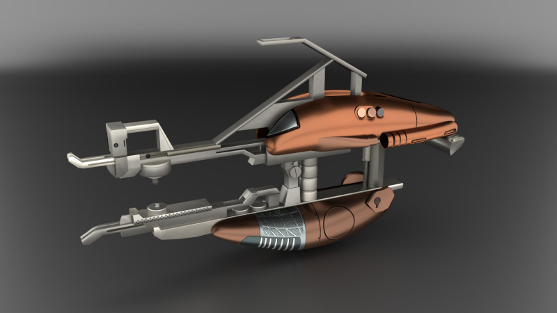 Custom PBR Destiny weapon model for animation purposes.
