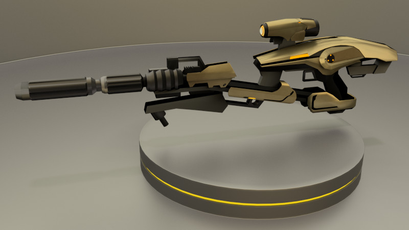 Custom PBR Destiny weapon model for animation purposes.