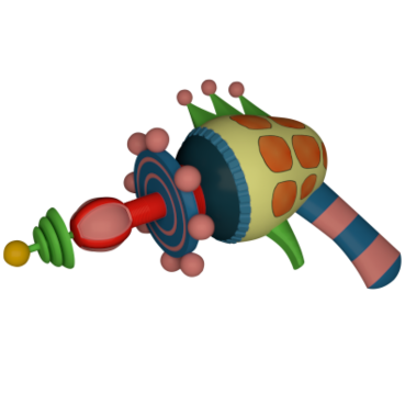 Toy gun 3D model